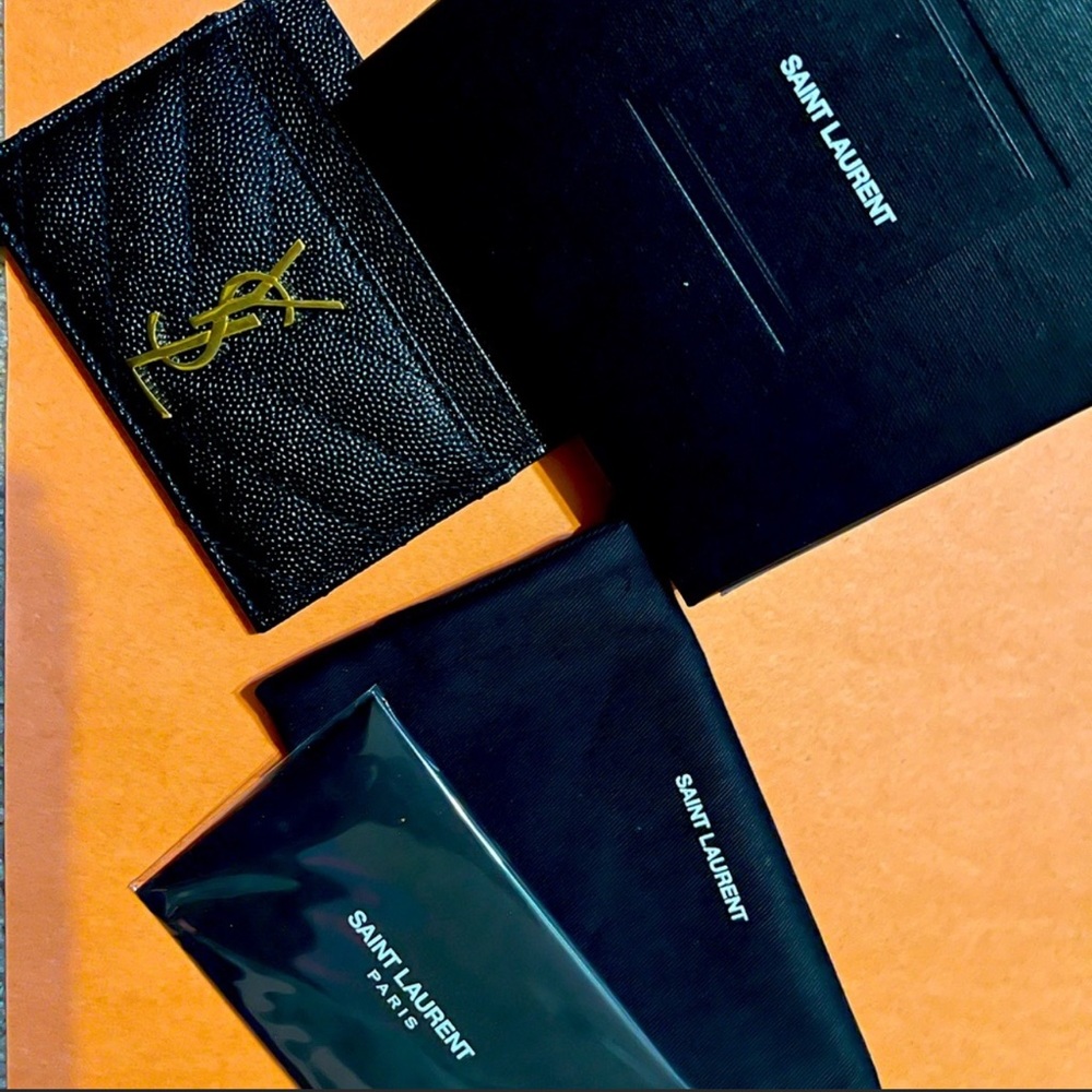 Authentic YSL Monogram cardholder- BRAND NEW!!